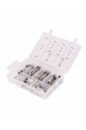 Uitverkoop Benson Glaszekeringen Set 60-delig - Altijd de Juiste Zekering Bij de Hand